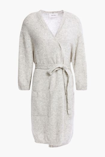 AMERICAN VINTAGE Vikiville belted brushed knitted cardigan