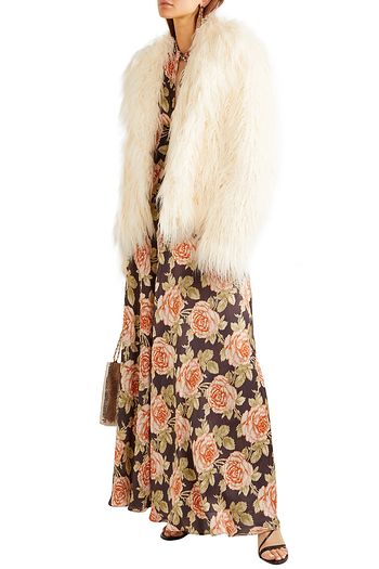 PACO RABANNE Faux shearling coat