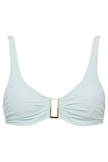 MELISSA ODABASH Bel Air embellished ruched bikini top