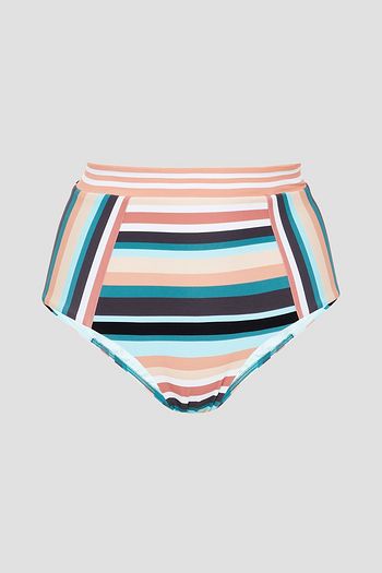 JETS AUSTRALIA BY JESSIKA ALLEN Striped high-rise bikini briefs