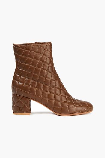 GIANVITO ROSSI Quilted leather ankle boots