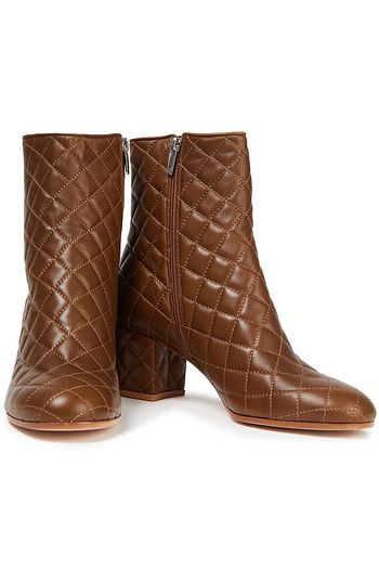 GIANVITO ROSSI Quilted leather ankle boots
