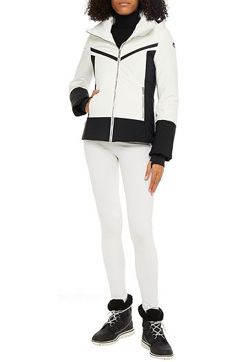 FUSALP Lupita two-tone shell hooded ski jacket