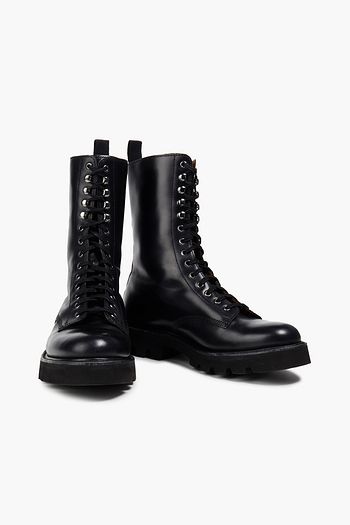 GRENSON Leather combat boots