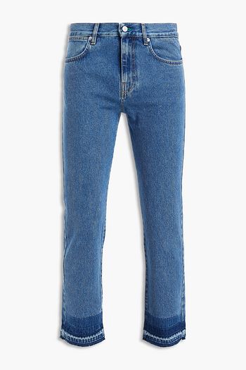 MCQ ALEXANDER MCQUEEN Slim-fit appliquéd denim jeans