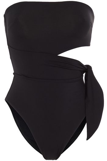 ZIMMERMANN Brighton cutout knotted bandeau swimsuit