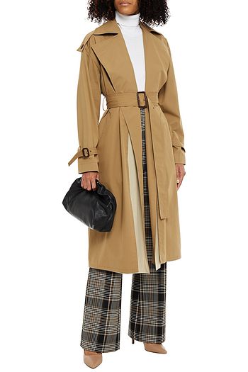 VICTORIA BECKHAM Belted cotton-gabardine trench coat
