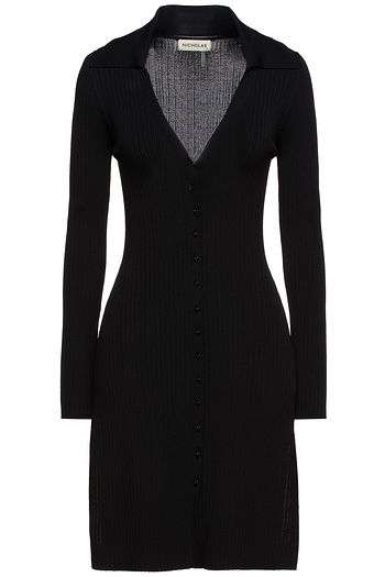 NICHOLAS Jasmin ribbed-knit top