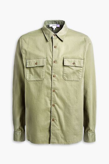 FRAME Cotton-twill overshirt