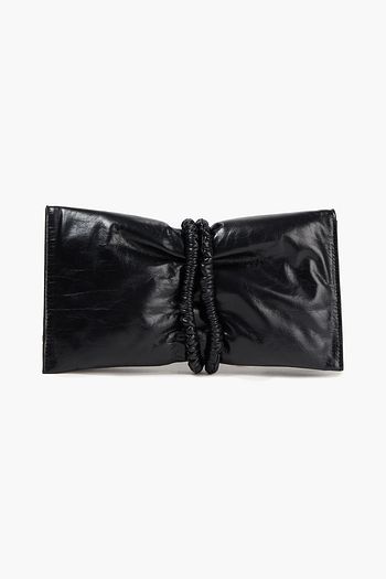 BOTTEGA VENETA Textured-leather pouch