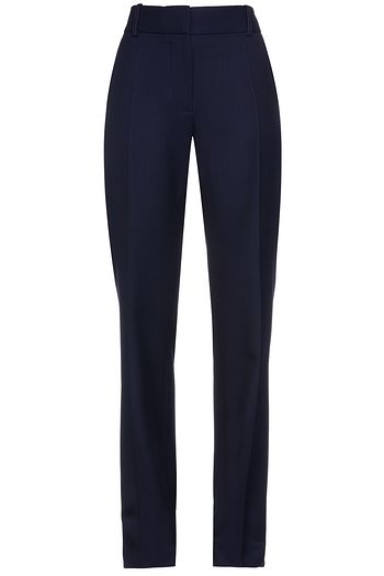 VICTORIA BECKHAM Wool-twill straight-leg pants