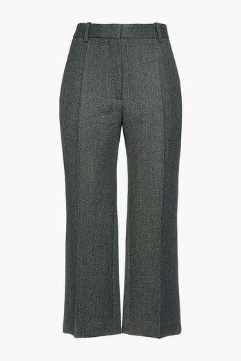 VICTORIA BECKHAM Wool-twill kick-flare pants