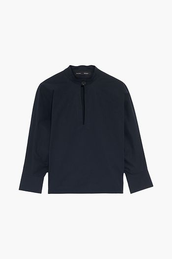 PROENZA SCHOULER Pleated stretch-cotton poplin blouse