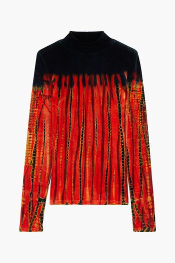 PROENZA SCHOULER Tie-dyed velvet top