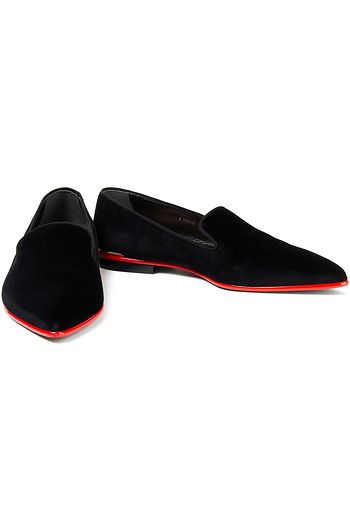 ALEXANDER MCQUEEN Velvet loafers