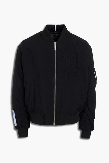 MCQ ALEXANDER MCQUEEN Bomberjacke aus Piqué mit Stickereien