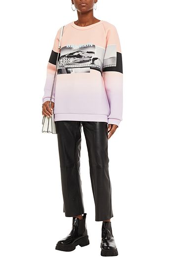 BALMAIN Printed scuba sweatshirt