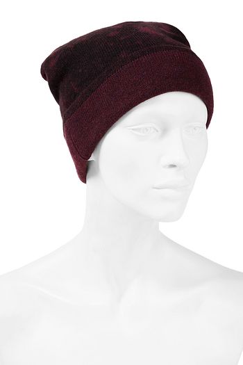 AUTUMN CASHMERE Beanie aus Kaschmir mit Batikmuster