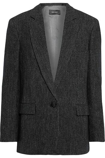 ISABEL MARANT Elder wool and linen-blend jacquard blazer
