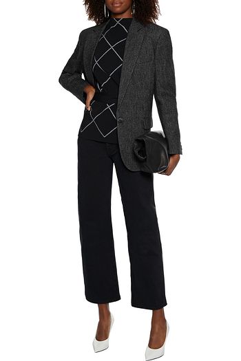 ISABEL MARANT Elder wool and linen-blend jacquard blazer