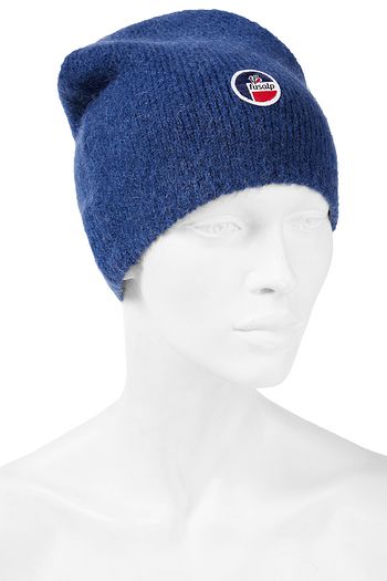 FUSALP Beanie aus Rippstrick mit Applikationen