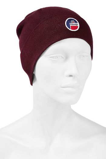 FUSALP Gestrickter Beanie mit Applikationen
