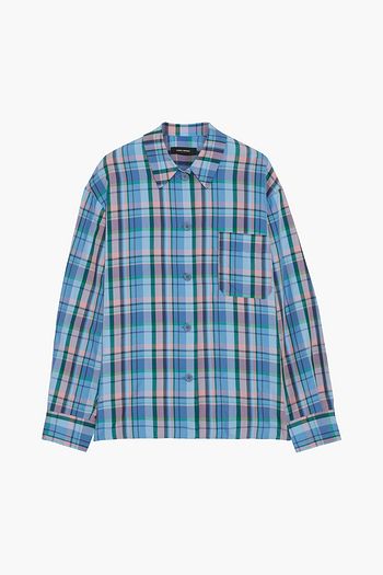 ISABEL MARANT Venice checked cotton-blend shirt