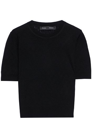 PROENZA SCHOULER Pointelle-knit merino wool top