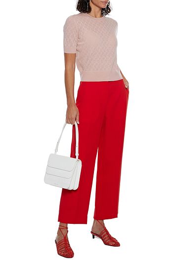 PROENZA SCHOULER Pointelle-knit merino wool top
