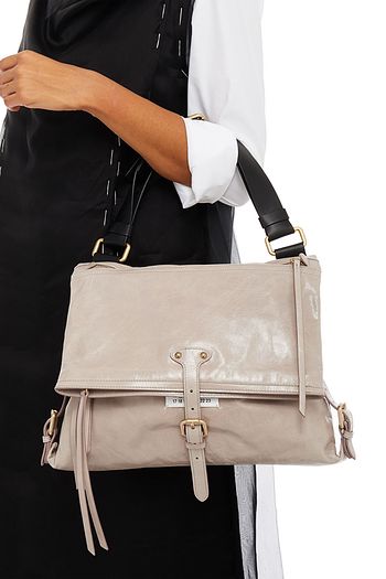 MAISON MARGIELA Crinkled leather shoulder bag