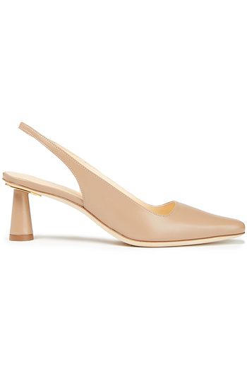 BY FAR Diana leather slingback pumps