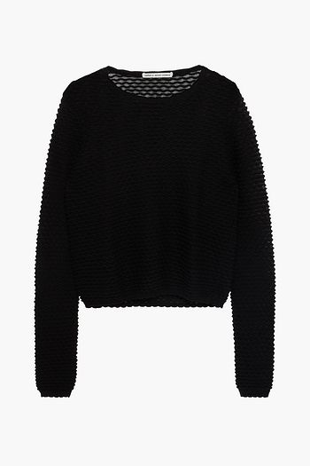 COTTON BY AUTUMN CASHMERE Cotton-jacquard sweater