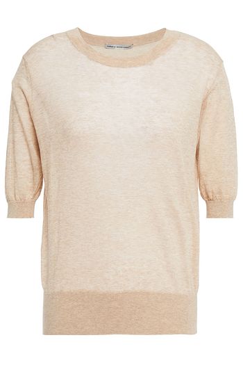 COTTON BY AUTUMN CASHMERE Mélange cotton top