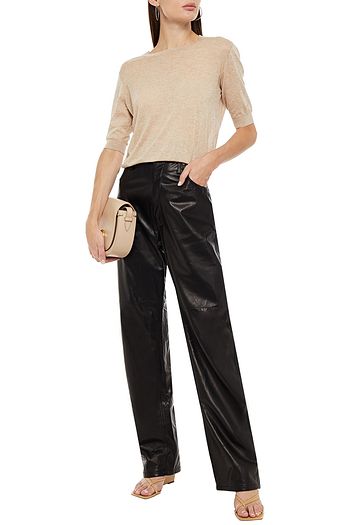 COTTON BY AUTUMN CASHMERE Mélange cotton top
