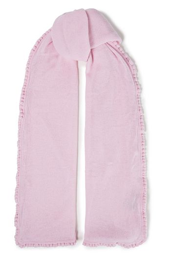 AUTUMN CASHMERE Überwurf aus Kaschmir mit Rüschenbesatz