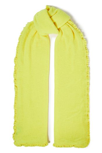 AUTUMN CASHMERE Überwurf aus Kaschmir mit Rüschenbesatz