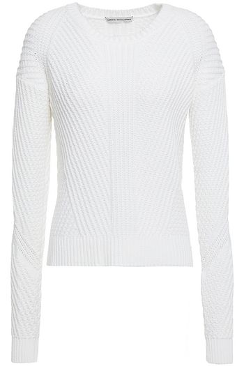 COTTON BY AUTUMN CASHMERE Ribbed cotton sweater
