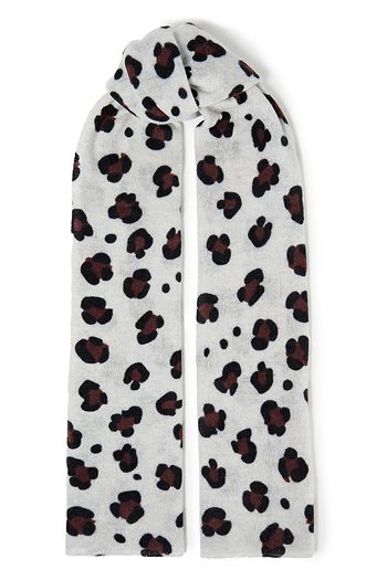 AUTUMN CASHMERE Kaschmirschal mit Leopardenprint