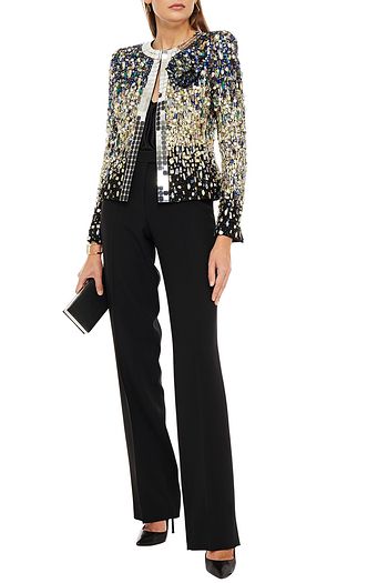 BALMAIN Jacke aus Wolle mit Verzierung