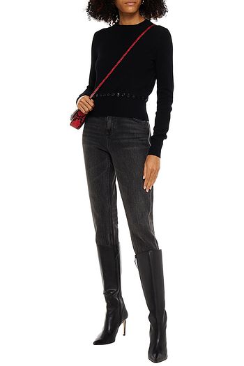 ALEXANDER MCQUEEN Convertible wool sweater