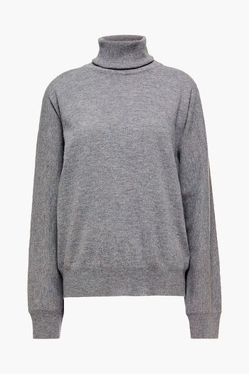 MAISON MARGIELA Mélange wool and cashmere-blend turtleneck sweater
