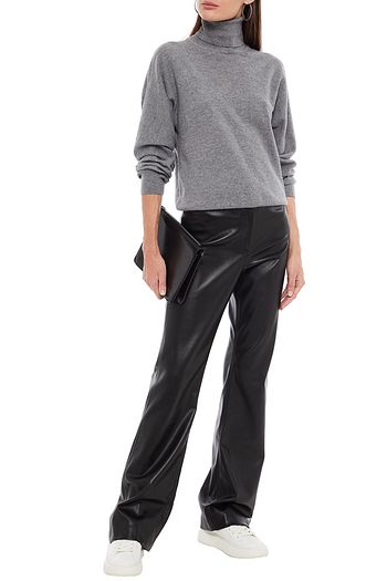 MAISON MARGIELA Mélange wool and cashmere-blend turtleneck sweater
