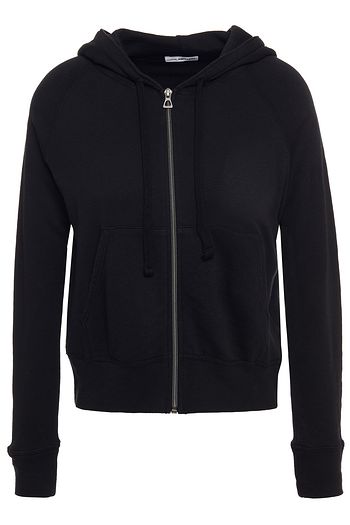 JAMES PERSE Printed French cotton-terry hoodie
