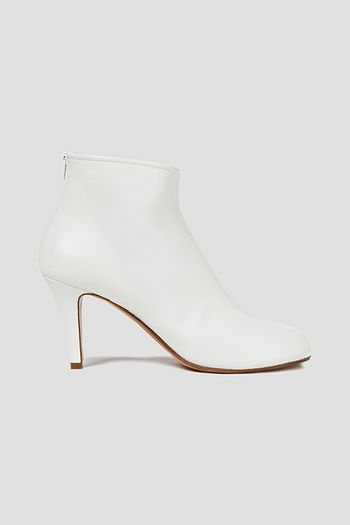 MAISON MARGIELA Ankle Boots aus Leder mit Schlangeneffekt