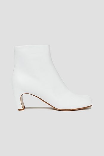 MAISON MARGIELA Ankle Boots aus Leder mit geteilter Zehenpartie