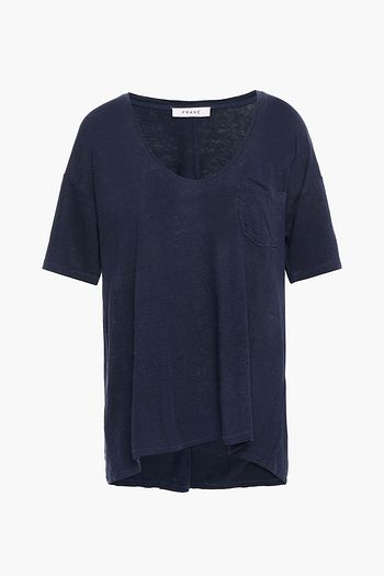 FRAME Organic linen-jersey T-shirt