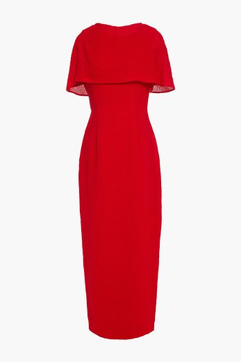 EMILIA WICKSTEAD Layered cloqué maxi dress