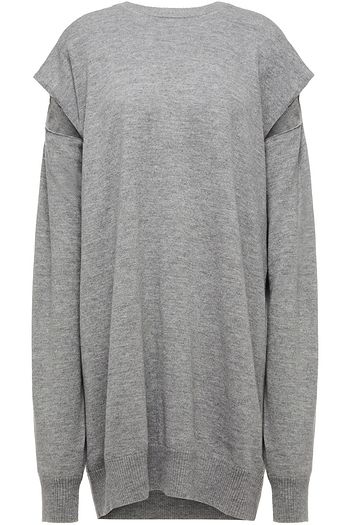 MAISON MARGIELA Mélange wool and cashmere-blend mini dress