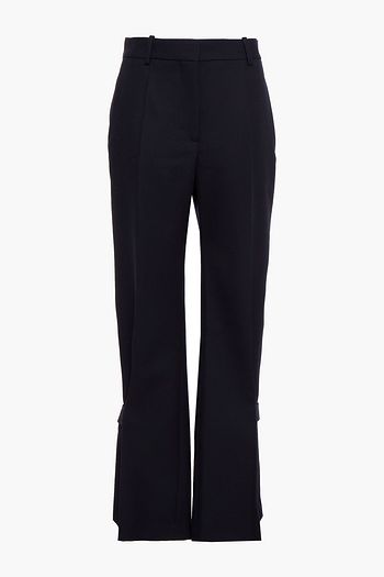 VICTORIA BECKHAM Wool-twill flared pants