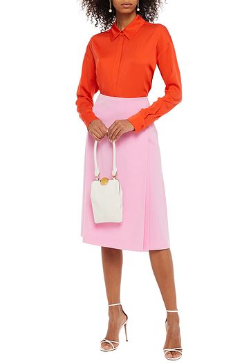 EMILIA WICKSTEAD Pleated cady skirt